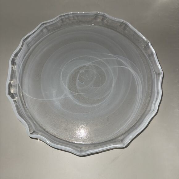 Vtg Dollhouse Miniature White Tea Set 10 Pcs Porcelain Kosta Boda Art Glass Dish - Picture 15 of 16